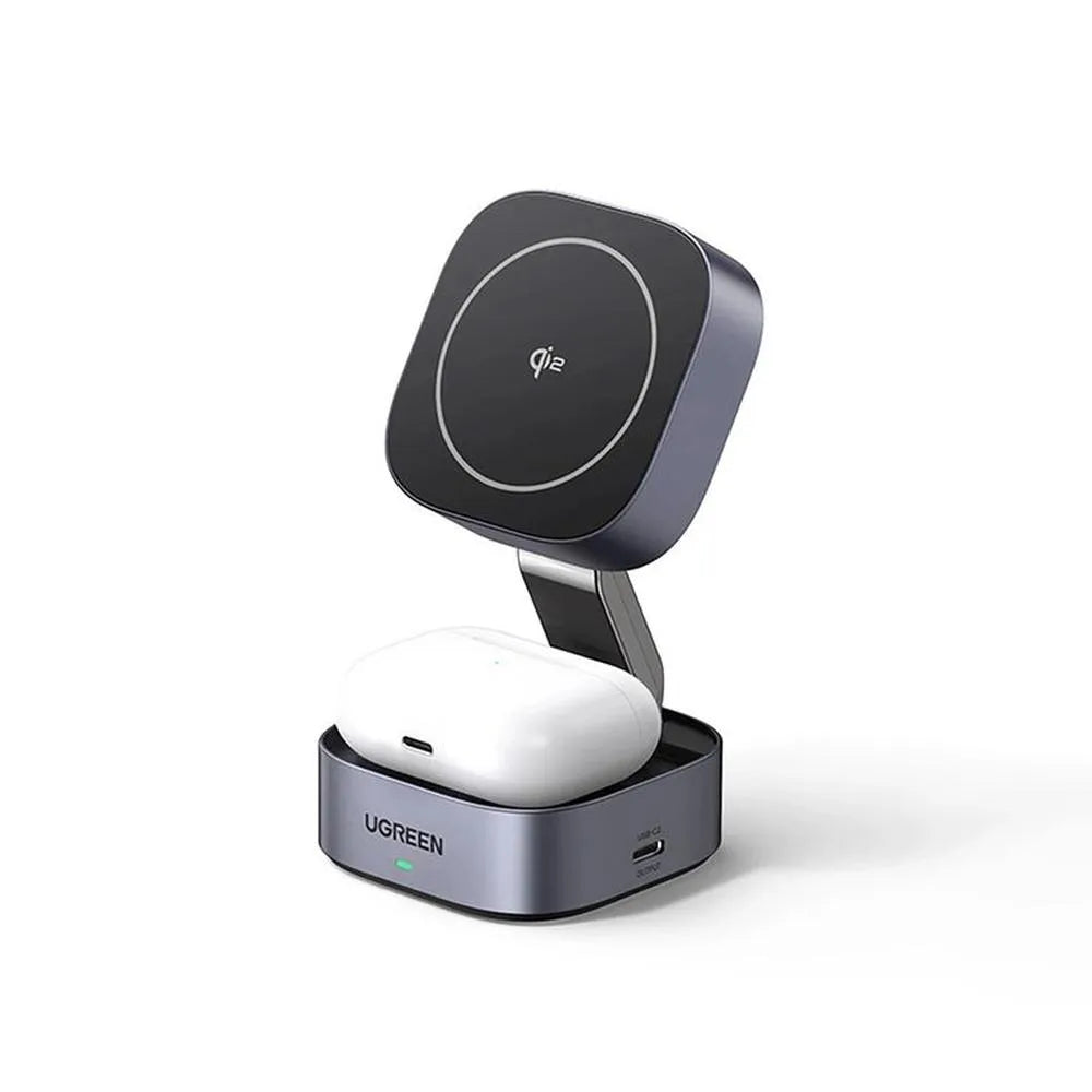 Cargador Ugreen 2 en 1 Magsafe Carga Rápida Wireless W702 35316