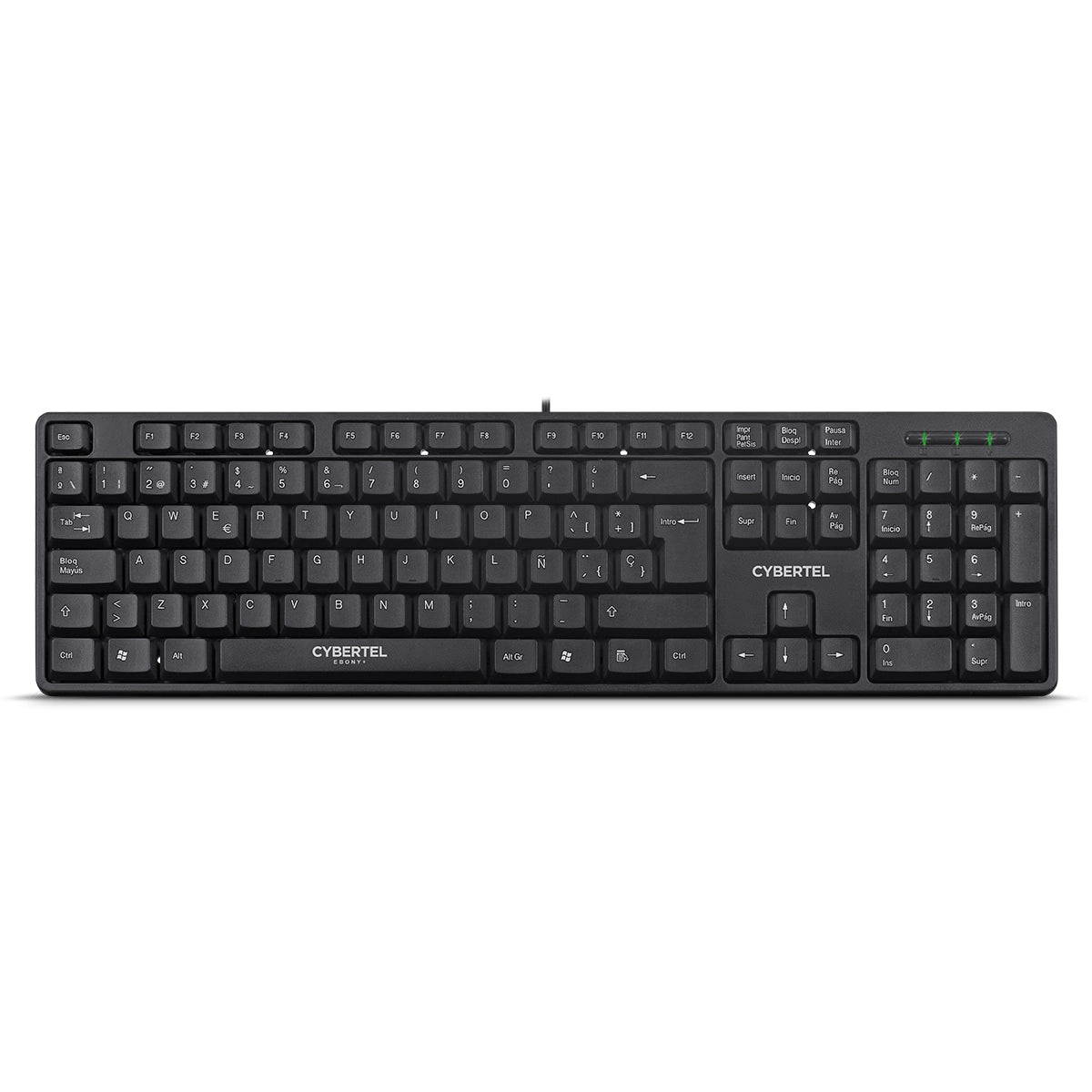TECLADO USB CYBERTEL EBONY CYB K105