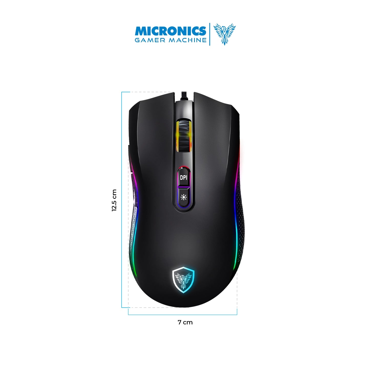MOUSE GAMER KRIPTON MIC GM800