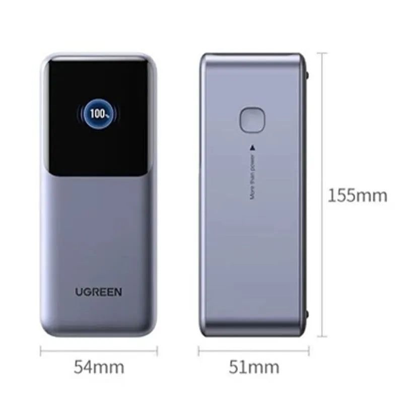 Cargador Portátil Ugreen 25000mah Fast Chargue 200W