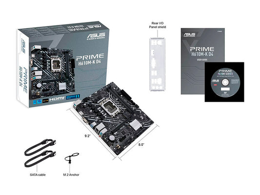 Placa Madre  Asus Prime H610M-K DDR4