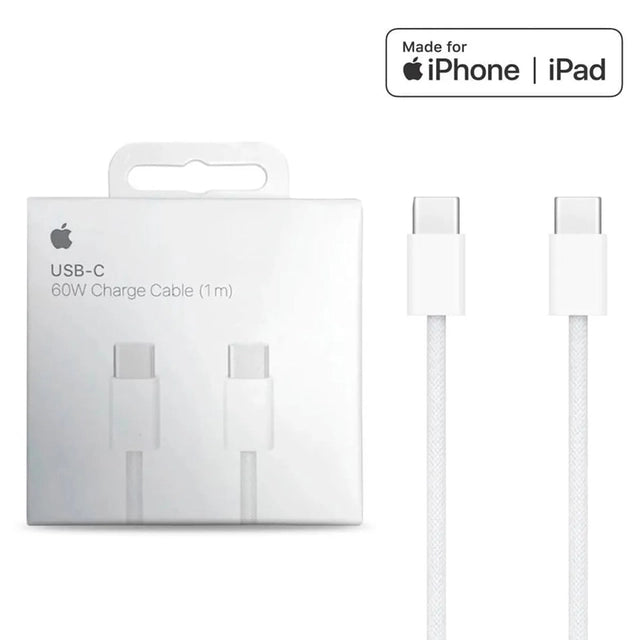CABLE APPLE USB-C 1M 60W SELLADO ORIGINAL