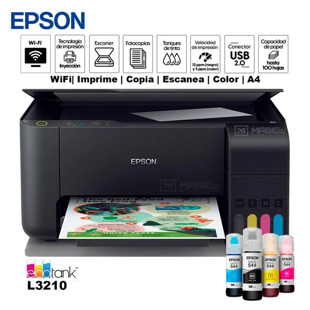 Impresora Multifuncional EcoTank L3210