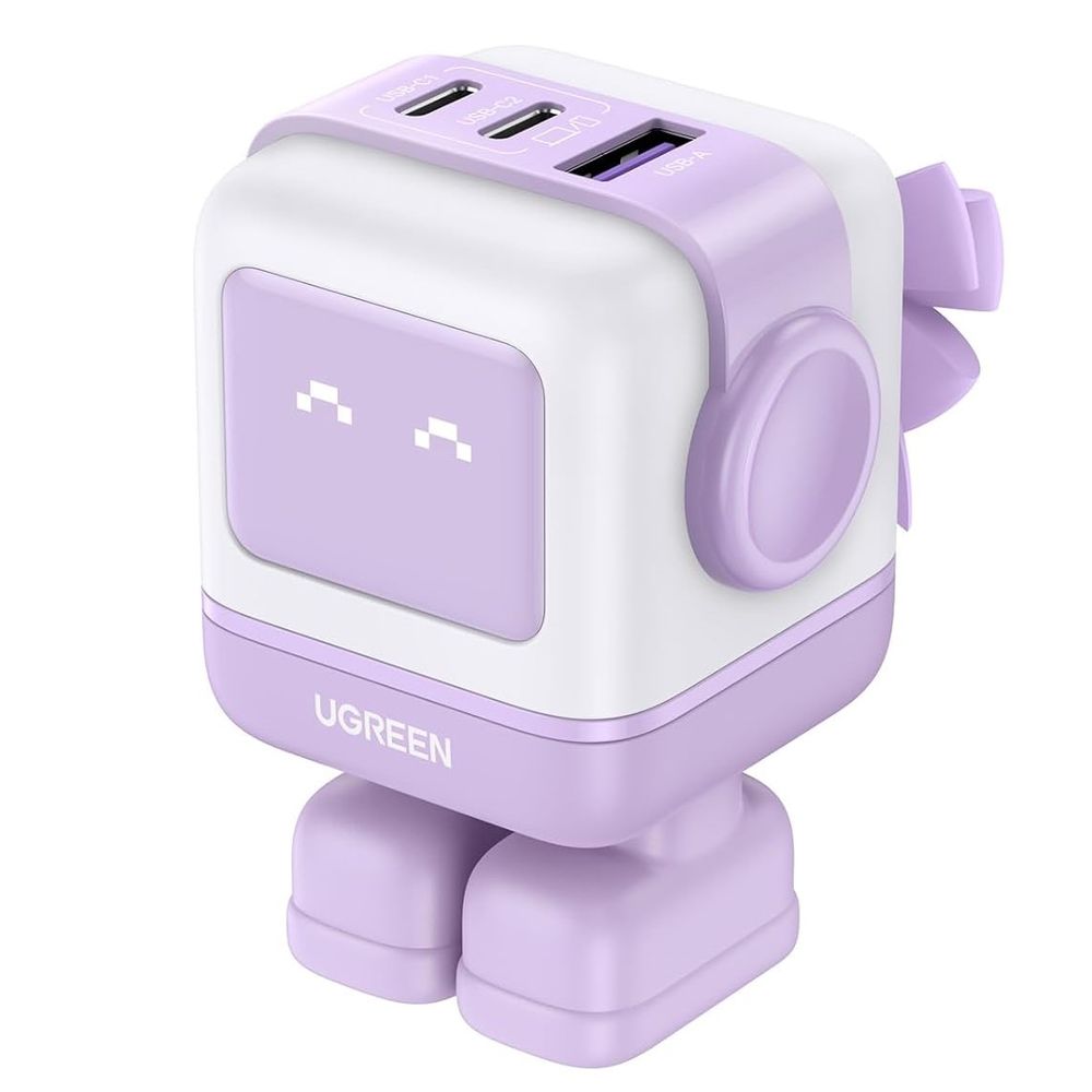 Cargador USB-C Ugreen Robot 65w Gan Nexode MacBook iPhone CD361 - 35314