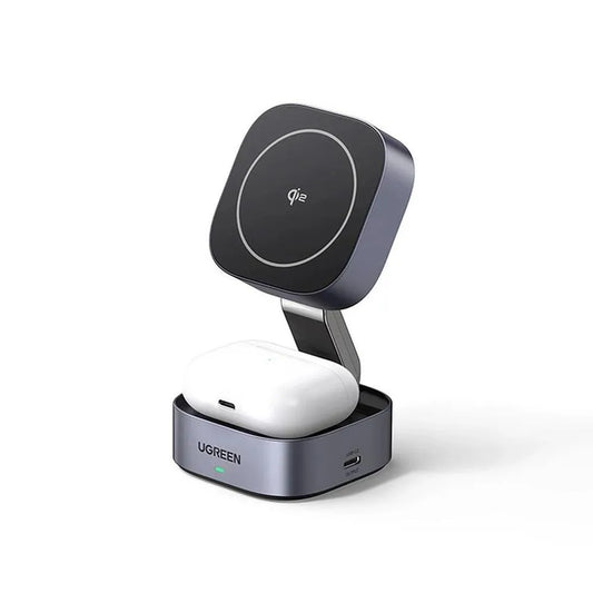 Cargador Ugreen 2 en 1 Magsafe Carga Rápida Wireless W702 35316