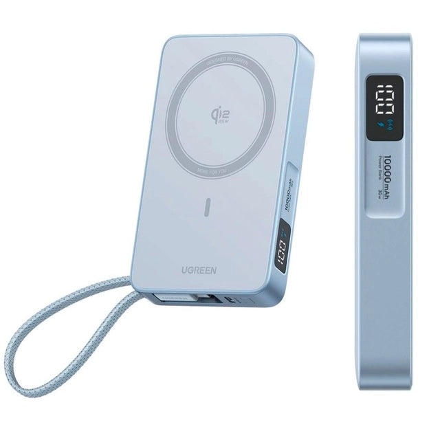 UGREEN POWER BANK INALÁMBRICO 10000MAH 30W PD 25W QI2 PB773