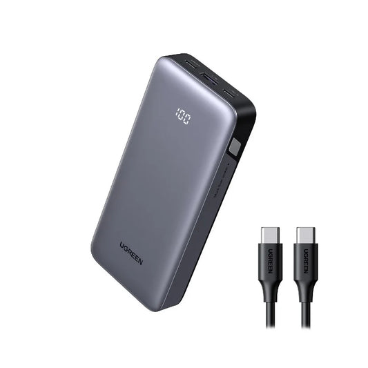 POWER BANK UGREEN 20000 165W Cable Retractil integrado - PB726