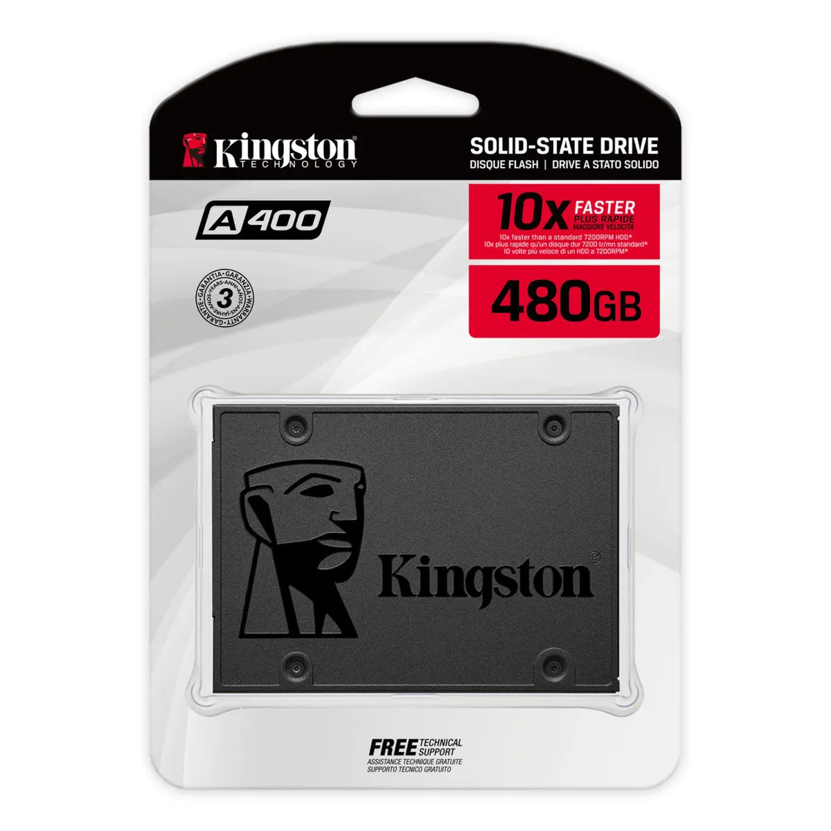 SSD KINGSTON A400 480GB SATA 2.5"